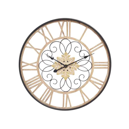 Reloj de Pared Romimex Negro Madera Metal 50 x 50 x 5 cm de Romimex, Relojes de pared - Ref: D1619677, Precio: 104,35 €, Desc...