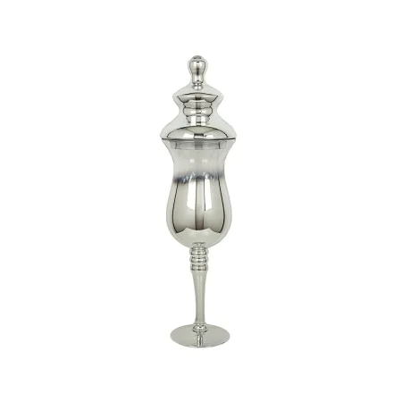 Vase Romimex Durchsichtig Silberfarben Glas 17 x 53 x 17 cm von Romimex, Ornamente - Ref: D1619694, Preis: 75,38 €, Rabatt: %