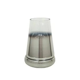 Vase Romimex Transparent Silver Glass 17 x 27 x 17 cm by Romimex, Vases - Ref: D1619695, Price: 41,37 €, Discount: %