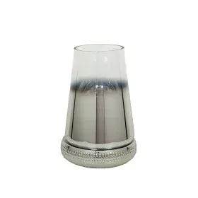 Vase Romimex Transparent Silver Glass 17 x 27 x 17 cm by Romimex, Vases - Ref: D1619695, Price: 45,17 €, Discount: %