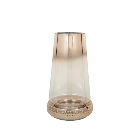 Vase Romimex Transparent Golden Glass 17 x 32 x 17 cm by Romimex, Vases - Ref: D1619698, Price: 51,24 €, Discount: %