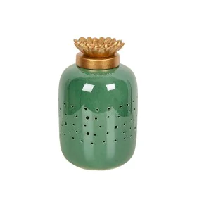 Boîte Romimex Vert Céramique 15 x 24 x 15 cm Avec couvercle de Romimex, Objets de décoration - Réf : D1619719, Prix : 58,60 €...