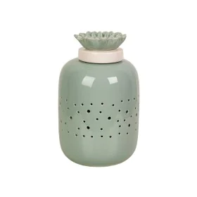 Barattolo Romimex Verde Ceramica 15 x 24 x 15 cm Con coperchio di Romimex, Soprammobili - Rif: D1619725, Prezzo: 58,60 €, Sco...