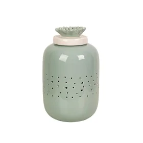 Boîte Romimex Vert Céramique 17 x 29 x 17 cm Avec couvercle de Romimex, Objets de décoration - Réf : D1619726, Prix : 80,96 €...