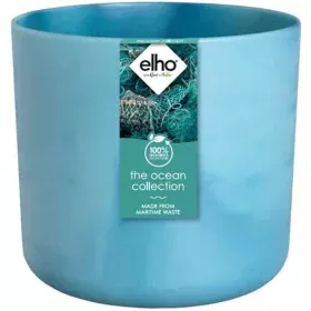 Plant pot Elho Blue Ø 22 cm Plastic Circular Modern by Elho, Flower Pots - Ref: S7196616, Price: 30,54 €, Discount: %