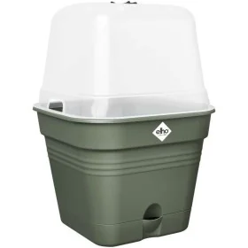 Plant pot Elho 29,6 x 29,6 x 24,9 cm Plastic Squared by Elho, Flower Pots - Ref: S7196622, Price: 34,85 €, Discount: %