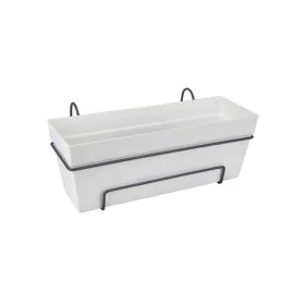 Pot Elho Blanc polypropylène Plastique Rectangulaire 50 cm de Elho, Pots de fleurs - Réf : S7196634, Prix : 38,33 €, Remise : %