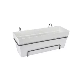 Plant pot Elho White polypropylene Plastic Rectangular 50 cm by Elho, Flower Pots - Ref: S7196634, Price: 37,73 €, Discount: %