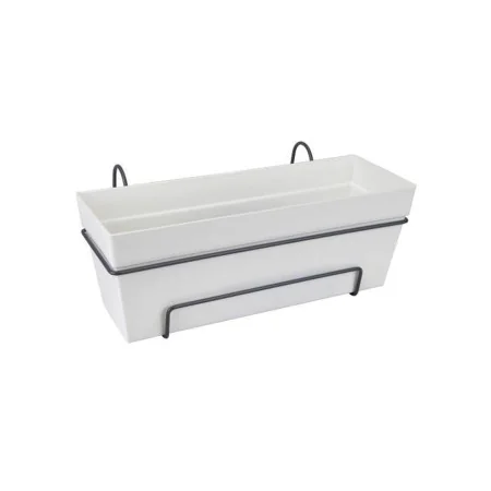 Pot Elho Blanc polypropylène Plastique Rectangulaire 50 cm de Elho, Pots de fleurs - Réf : S7196634, Prix : 38,53 €, Remise : %