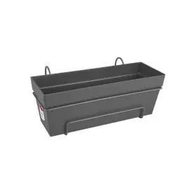 Plant pot Elho Dark grey Plastic Rectangular 50 cm by Elho, Flower Pots - Ref: S7196635, Price: 38,33 €, Discount: %