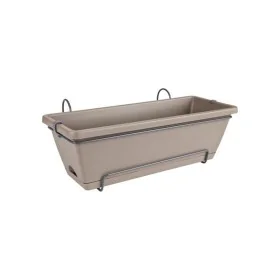 Pot Elho Marron 50 cm Gris polypropylène Plastique Rectangulaire de Elho, Pots de fleurs - Réf : S7196638, Prix : 33,75 €, Re...