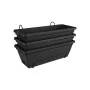 Pot Elho 50 cm Anthracite polypropylène Plastique Rectangulaire de Elho, Pots de fleurs - Réf : S7196639, Prix : 32,80 €, Rem...