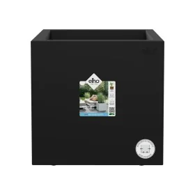 Plant pot Elho Black Ø 29 cm Plastic Squared Modern by Elho, Flower Pots - Ref: S7196656, Price: 52,77 €, Discount: %