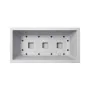 Pot Elho Blanc 59 x 30 x 29 cm Plastique Rectangulaire Moderne de Elho, Pots de fleurs - Réf : S7196660, Prix : 69,02 €, Remi...