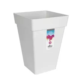 Pot Elho Blanc Plastique Carré 37 cm de Elho, Pots de fleurs - Réf : S7196677, Prix : 52,18 €, Remise : %