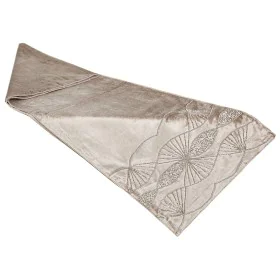 Table Runner Romimex Beige 33 x 180 x 1 cm Velvet by Romimex, Table Runners - Ref: D1619765, Price: 49,59 €, Discount: %