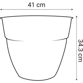 Maceta EDA Verde Ø 41 cm Plástico Redondo Moderno de EDA, Macetas para flores - Ref: S7196700, Precio: 29,09 €, Descuento: %