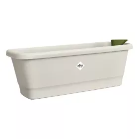 Pot Elho 52 x 20 x 18 cm Gris Plastique Carré de Elho, Pots de fleurs - Réf : S7196707, Prix : 41,50 €, Remise : %