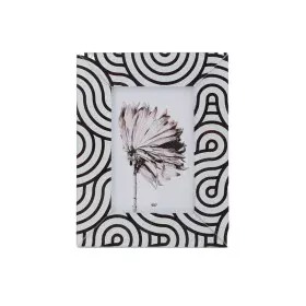 Photo frame Romimex White Black Glass 13 x 18 x 1 cm by Romimex, Table and wall frames - Ref: D1619795, Price: 13,33 €, Disco...