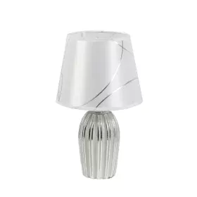 Desk lamp Romimex Silver Ceramic 9 x 33 x 9 cm by Romimex, Bedside and Table Lamps - Ref: D1619833, Price: 20,84 €, Discount: %