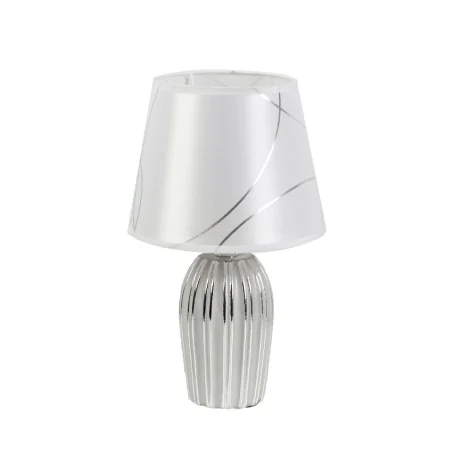 Desk lamp Romimex Silver Ceramic 9 x 33 x 9 cm by Romimex, Bedside and Table Lamps - Ref: D1619833, Price: 19,51 €, Discount: %