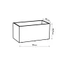 Pot Elho 79 x 35 x 39 cm Plastique Moderne de Elho, Pots de fleurs - Réf : S7196851, Prix : 105,20 €, Remise : %