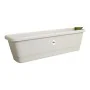 Plant pot Elho White 20 x 65 x 17 cm Grey Plastic Squared by Elho, Flower Pots - Ref: S7196853, Price: 46,00 €, Discount: %