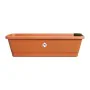 Pot Elho Marron 65 x 20 x 18 cm Plastique Carré de Elho, Pots de fleurs - Réf : S7196858, Prix : 46,00 €, Remise : %