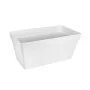 Maceta Elho 70 cm Blanco Polipropileno Plástico Rectangular Cuadrado de Elho, Macetas para flores - Ref: S7196870, Precio: 60...