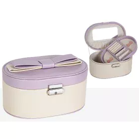 Jewelry box Romimex Pink PVC 21 x 10 x 13 cm Lasso by Romimex, Boxes - Ref: D1619861, Price: 31,01 €, Discount: %