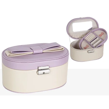 Jewelry box Romimex Pink PVC 21 x 10 x 13 cm Lasso by Romimex, Boxes - Ref: D1619861, Price: 31,01 €, Discount: %