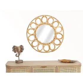 Wall mirror Romimex Natural Rattan 50 x 50 x 4 cm by Romimex, Wall-Mounted Mirrors - Ref: D1619862, Price: 39,20 €, Discount: %