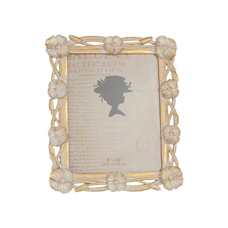 Photo frame Romimex Golden Resin 20 x 25 x 2 cm by Romimex, Table and wall frames - Ref: D1619897, Price: 26,40 €, Discount: %