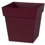 Plant pot Ecolux Toscana Red Burgundy 32 x 32 x 32 cm by Ecolux, Flower Pots - Ref: S7197058, Price: 26,39 €, Discount: %