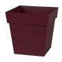 Pot Ecolux Toscana Rouge Bordeaux 32 x 32 x 32 cm de Ecolux, Pots de fleurs - Réf : S7197058, Prix : 26,39 €, Remise : %