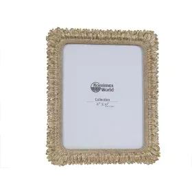 Photo frame Romimex Golden Resin 27 x 32 x 2 cm by Romimex, Table and wall frames - Ref: D1619925, Price: 25,10 €, Discount: %