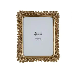 Photo frame Romimex Golden Resin 28 x 33 x 2 cm by Romimex, Table and wall frames - Ref: D1619929, Price: 24,31 €, Discount: %