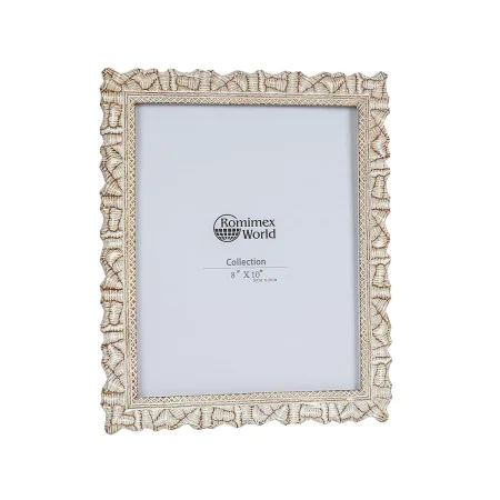 Photo frame Romimex Natural Resin 25 x 20 x 2 cm by Romimex, Table and wall frames - Ref: D1619936, Price: 21,59 €, Discount: %