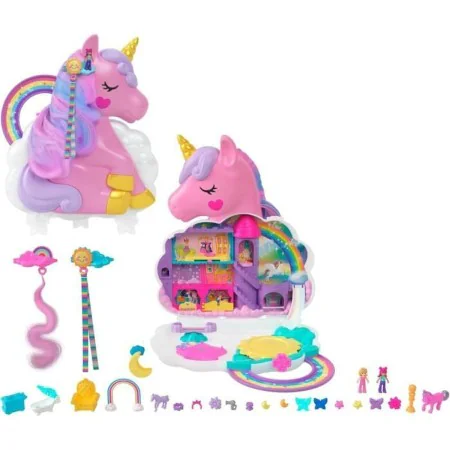 Playset Polly Pocket Coffret Salon De Coiffure Licorne Arc-En-Ciel by Polly Pocket, Toy figures playsets - Ref: S7197120, Pri...