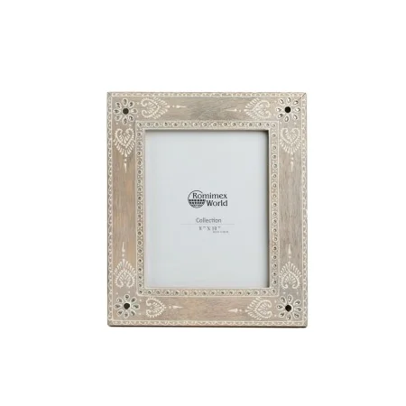 Photo frame Romimex Brown Mango wood 20 x 25 x 2 cm by Romimex, Table and wall frames - Ref: D1619970, Price: 27,31 €, Discou...