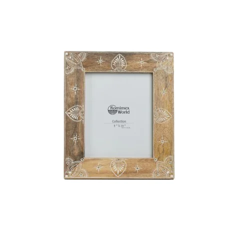 Cadre photo Romimex Marron Bois de manguier 20 x 25 x 2 cm de Romimex, Cadres muraux et de table - Réf : D1619973, Prix : 27,...