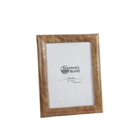 Photo frame Romimex Brown Wood 24 x 1 x 19 cm by Romimex, Table and wall frames - Ref: D1619978, Price: 20,13 €, Discount: %