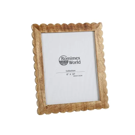 Photo frame Romimex Brown Wood 20 x 1 x 15 cm by Romimex, Table and wall frames - Ref: D1619982, Price: 27,50 €, Discount: %