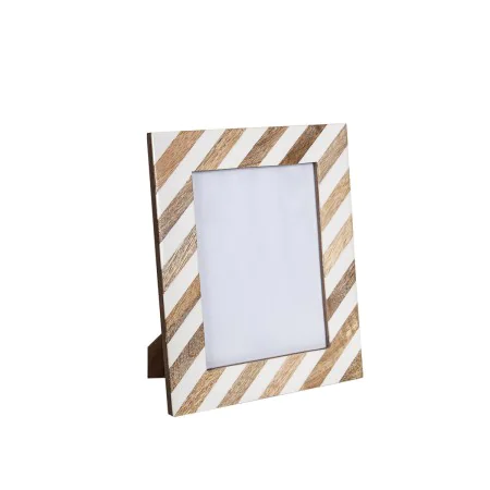 Photo frame Romimex Brown Beige Wood Resin 15 x 20 x 2 cm by Romimex, Table and wall frames - Ref: D1619990, Price: 29,19 €, ...