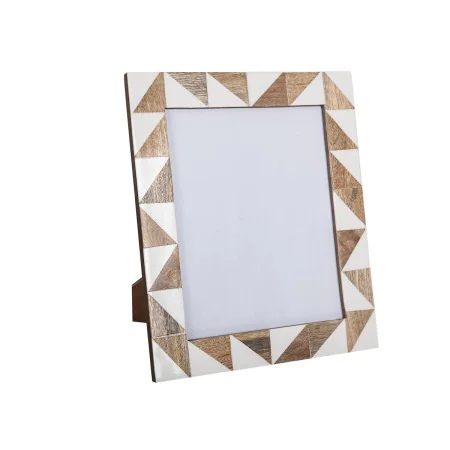 Photo frame Romimex Brown Beige Wood Resin 20 x 25 x 1 cm by Romimex, Table and wall frames - Ref: D1619994, Price: 48,07 €, ...