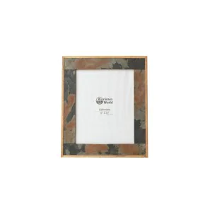 Photo frame Romimex Brown Wood Granite 28 x 33 x 3 cm by Romimex, Table and wall frames - Ref: D1620003, Price: 43,23 €, Disc...