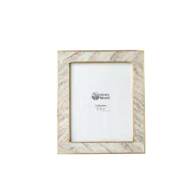 Photo frame Romimex Brown Brass Marble MDF Wood 27 x 32 x 3 cm by Romimex, Table and wall frames - Ref: D1620006, Price: 41,5...