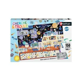 Puzzle Nathan Dans l'espace (Cherche et trouve) 150 Pièces de Nathan, Puzzles classiques - Réf : S7197329, Prix : 29,74 €, Re...