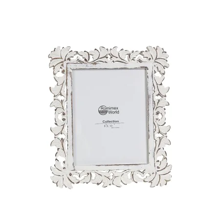 Photo frame Romimex White MDF Wood 30 x 35 x 2 cm by Romimex, Table and wall frames - Ref: D1620042, Price: 20,59 €, Discount: %