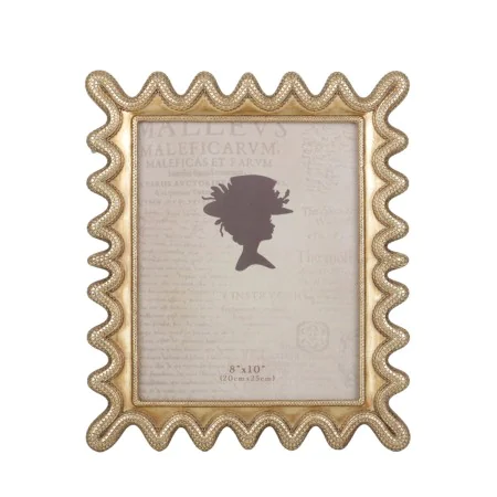 Photo frame Romimex Golden Resin 20 x 25 x 2 cm by Romimex, Table and wall frames - Ref: D1620074, Price: 26,29 €, Discount: %